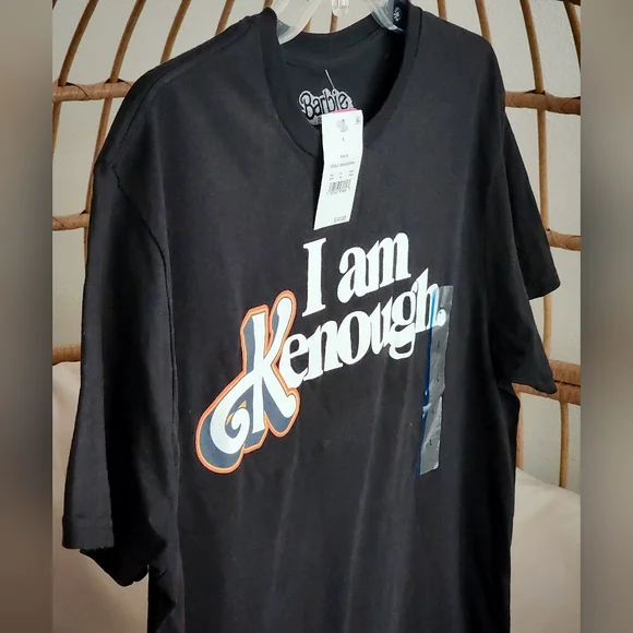 Barbie The Movie Graphic T-Shirt Short Sleeve Crew Neck Cotton Sz L (NWT) - Picture 2 of 5